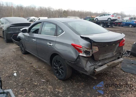 2018 Nissan Sentra S из США, поврежденный, VIN 3N1AB7AP3JY289873